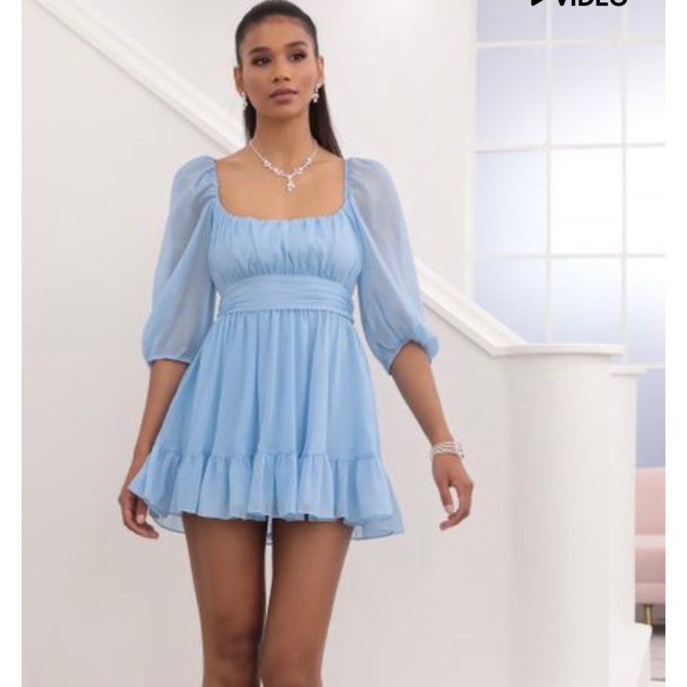 LUCY IN THE SKY NEIA RUFFLE DRESS SIZE S